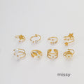 Analucia Floral Pearl Ring [AK4JNCP3]