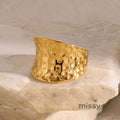 Ananya Hammered Sculptural Ring