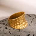 Ananya Hammered Sculptural Ring