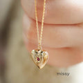 Anayah Birthstone Heart Locket [ROAS0A03]