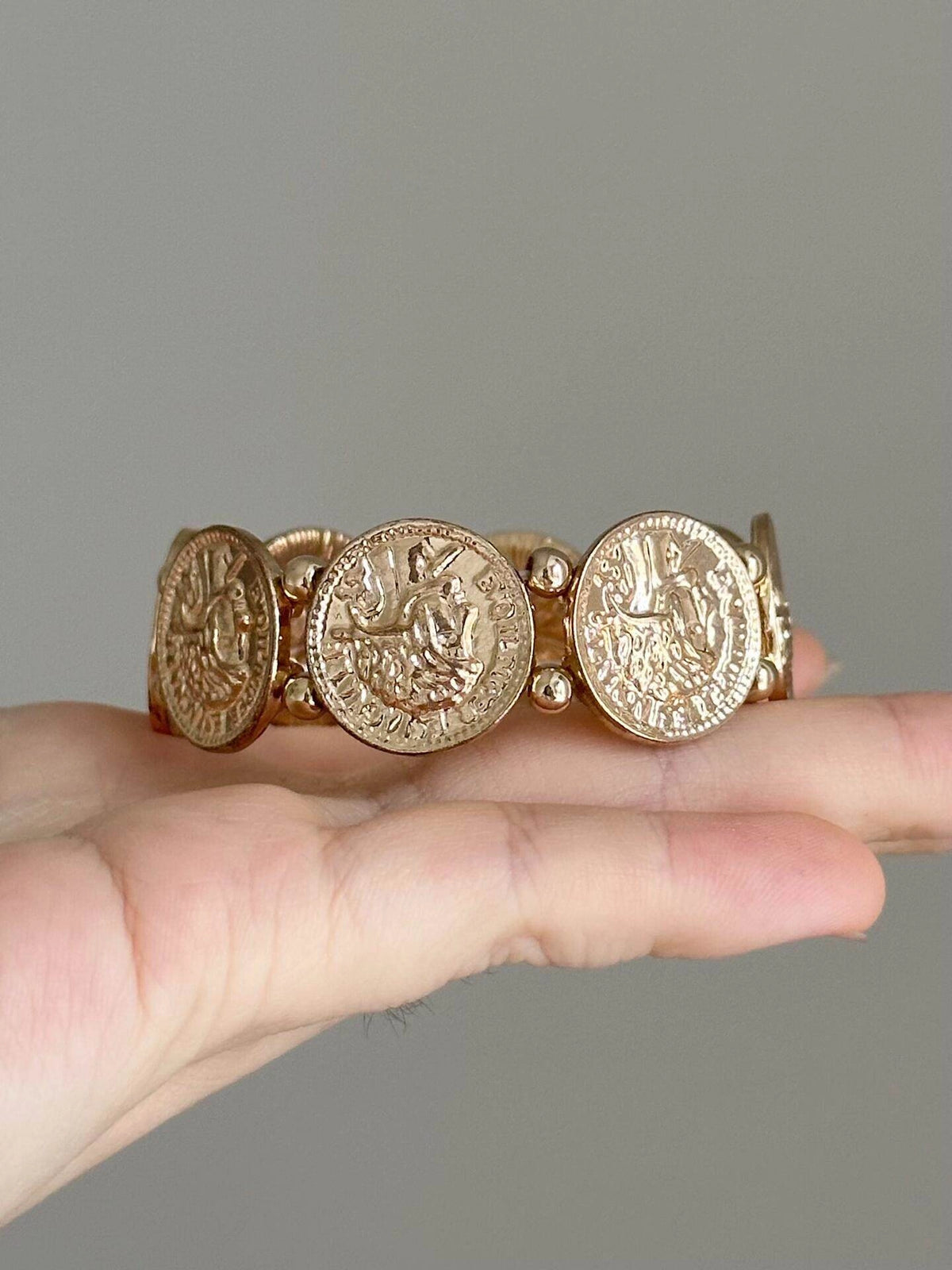 Ancient Coin Charm Bracelet [587Z7S7J]