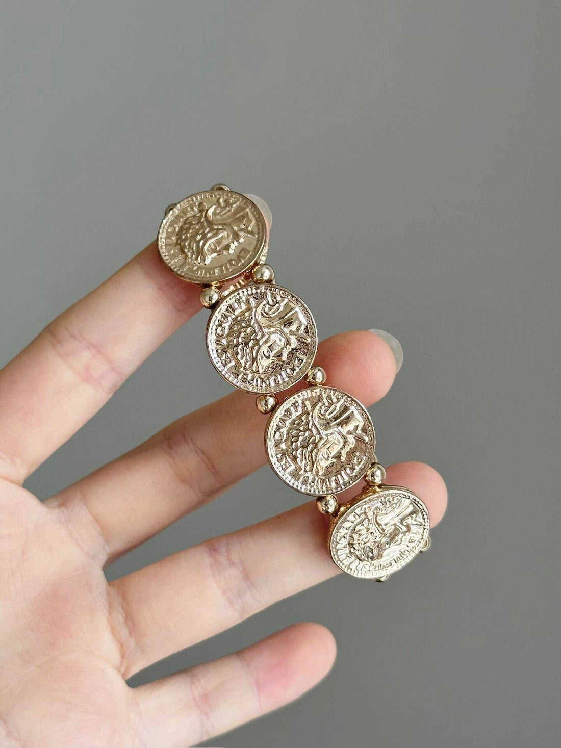 Ancient Coin Charm Bracelet [STTUZDWV]