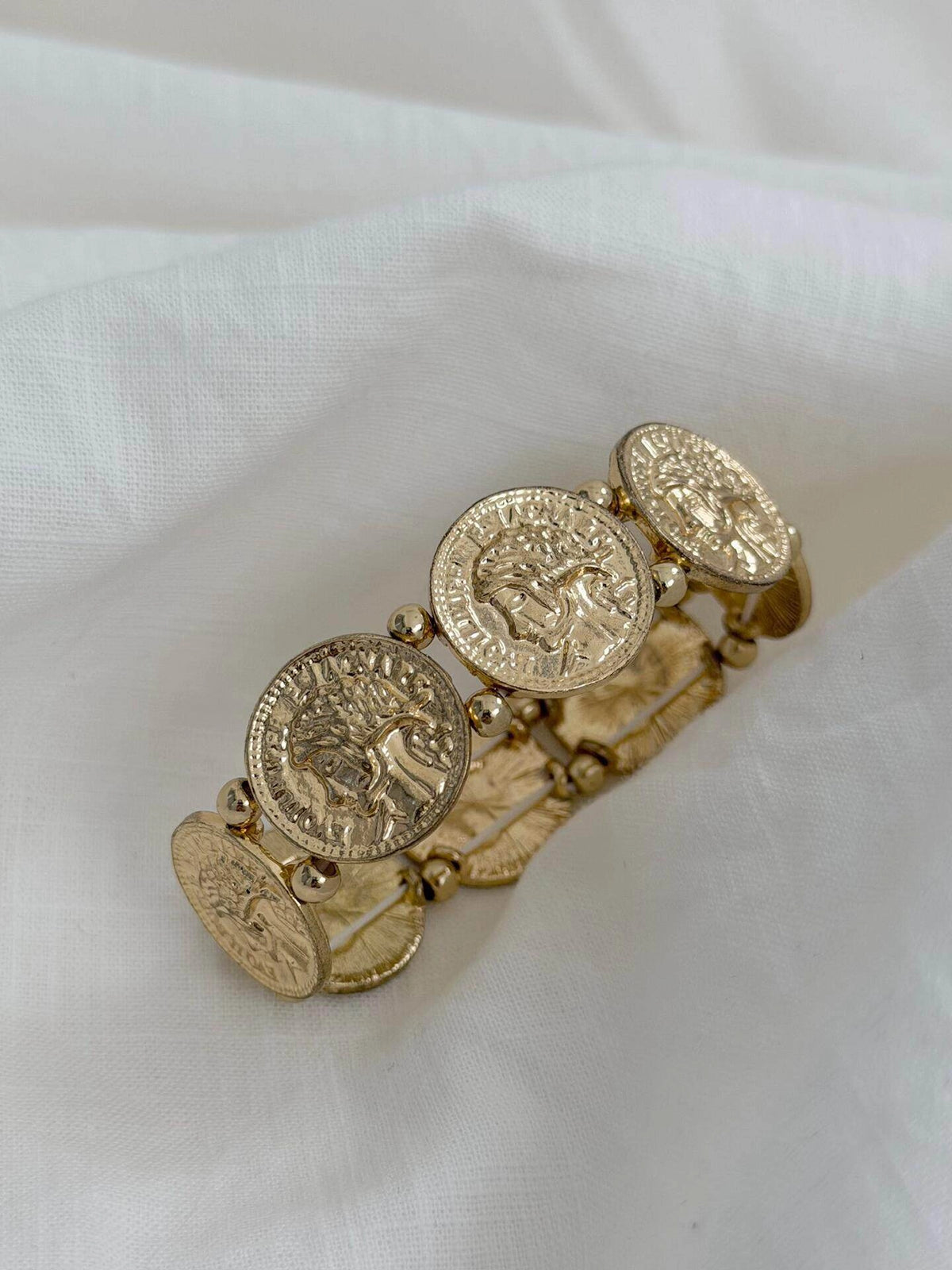 Ancient Coin Charm Bracelet [TEY8UQ8X]
