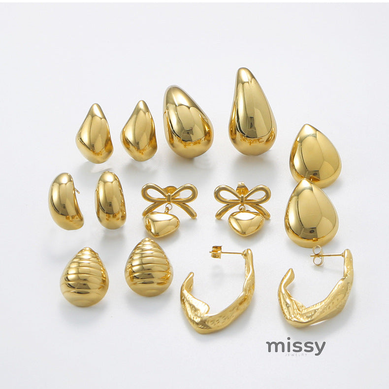 Andrea Geometric Drop Earrings [Z7G0NEWI]