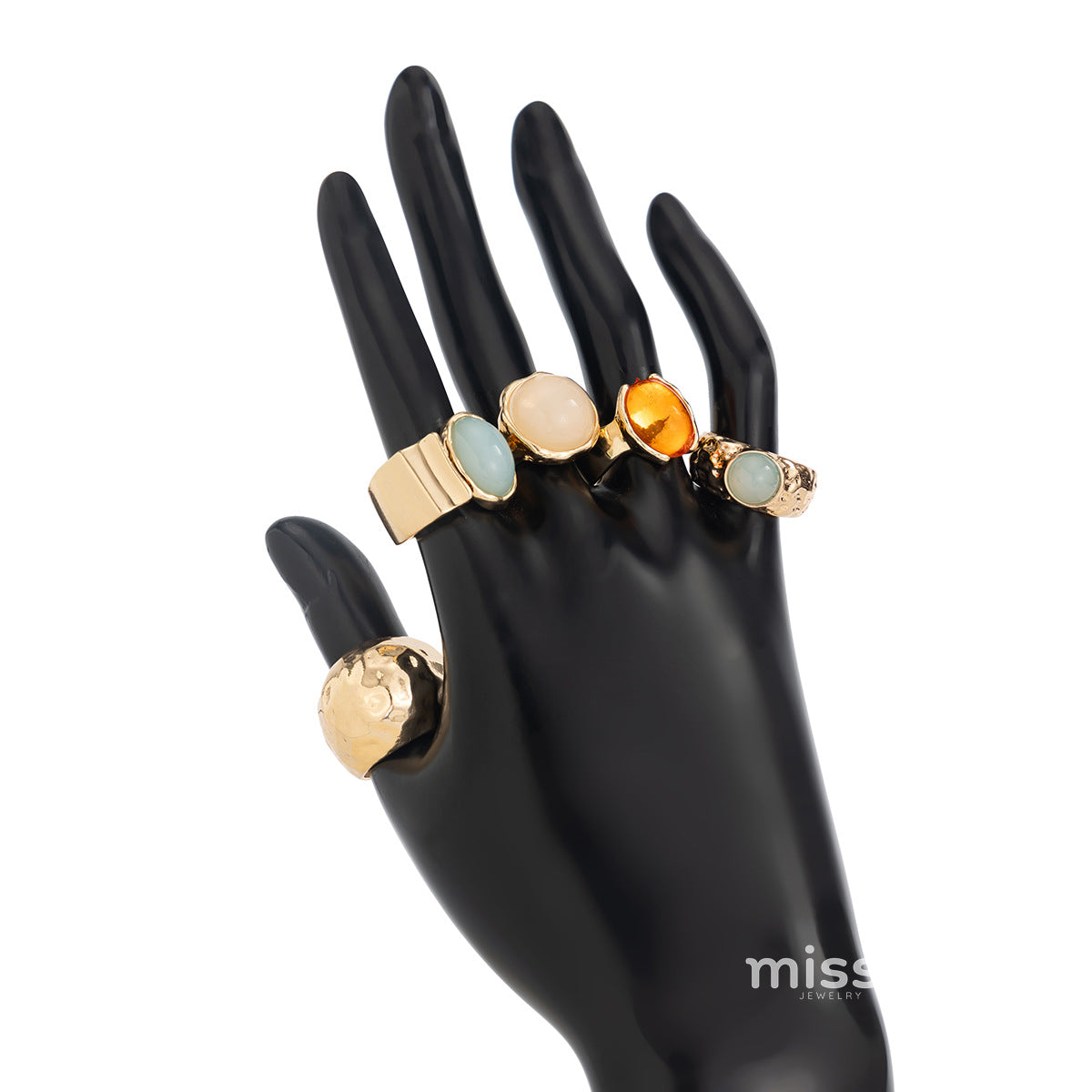 Anela Sculpted Acrylic Ring [TQ6PT1M5]