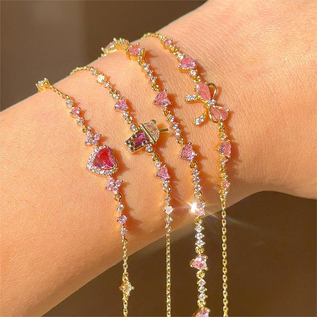 Angelique Dainty Butterfly Zircon Jewelry [1ORA35JR]