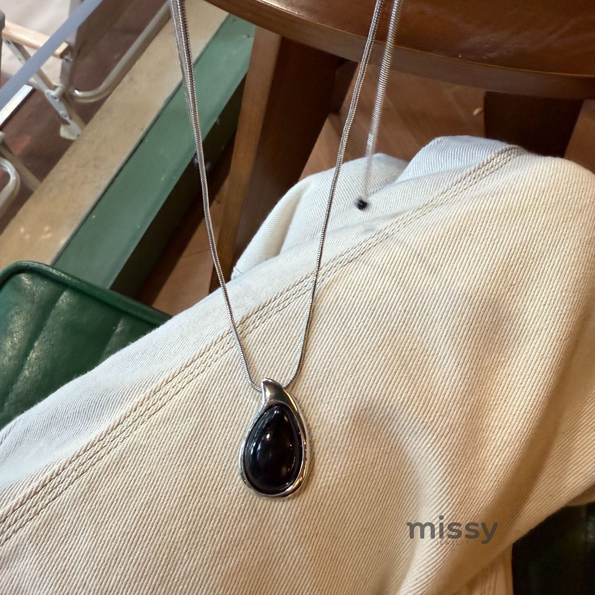 Annaly Agate Drop Necklace [PUOKCKTG]