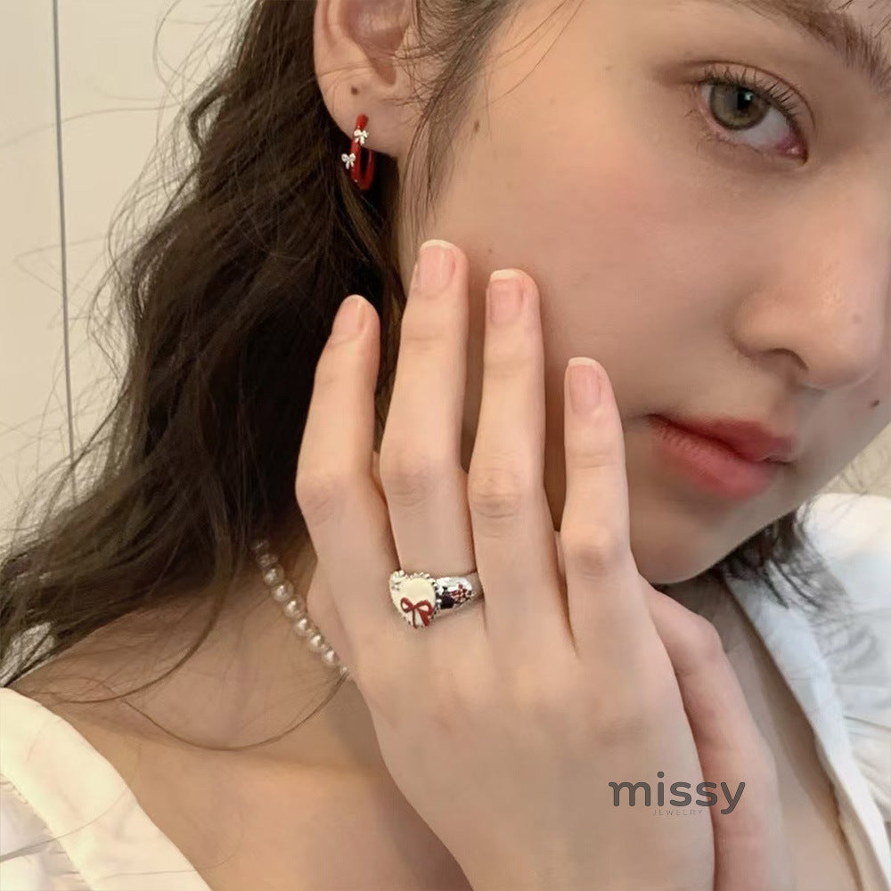 Annamarie Retro Bow Open Ring [4W3WZ1AW]