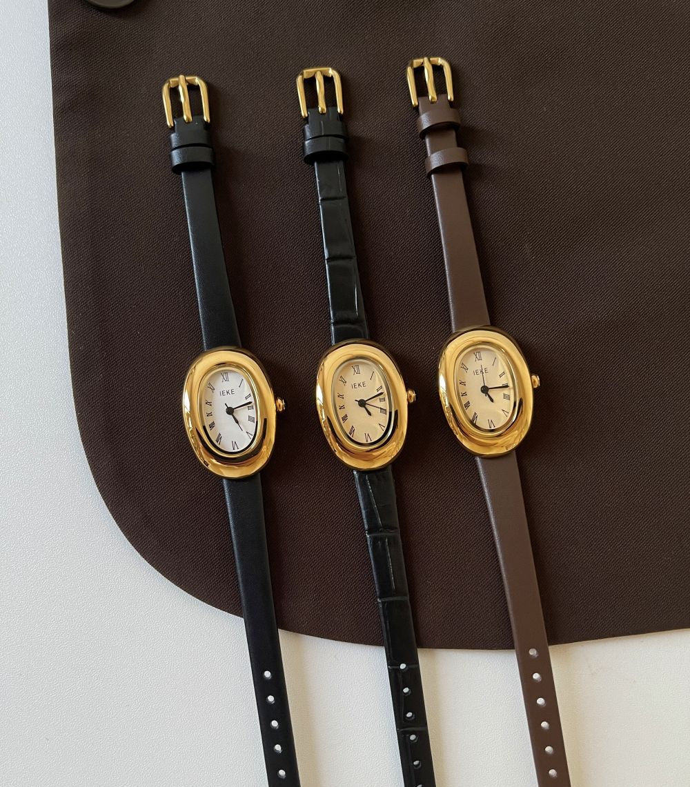 Anorah Diamond Oval Bracelet Watch [4HYVYFES]