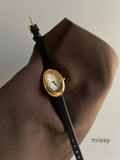 Anorah Diamond Oval Bracelet Watch [UWLCPAZY]