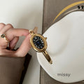Anorah Diamond Oval Bracelet Watch [R3A5VPUU]