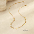 Apryl Delicate Disc Necklace [4EMJOKMN]