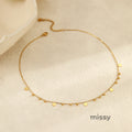 Apryl Delicate Disc Necklace [3S5RPYU9]