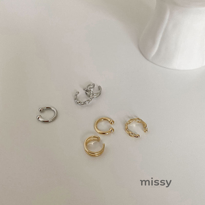 Arabelle Geometric Ear Cuff Set [D529N6NQ]