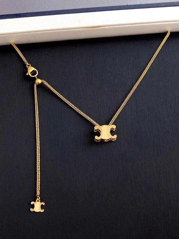 Arc De Triomphe Pendant Necklace [1IZCS12T]