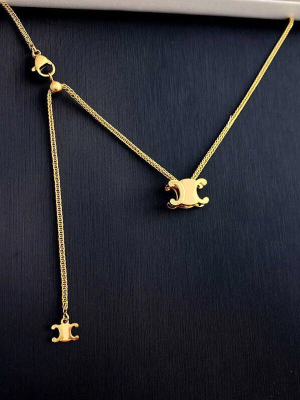Arc De Triomphe Pendant Necklace [1IZCS12T]