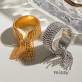 Ariam Titanium Tassel Ring