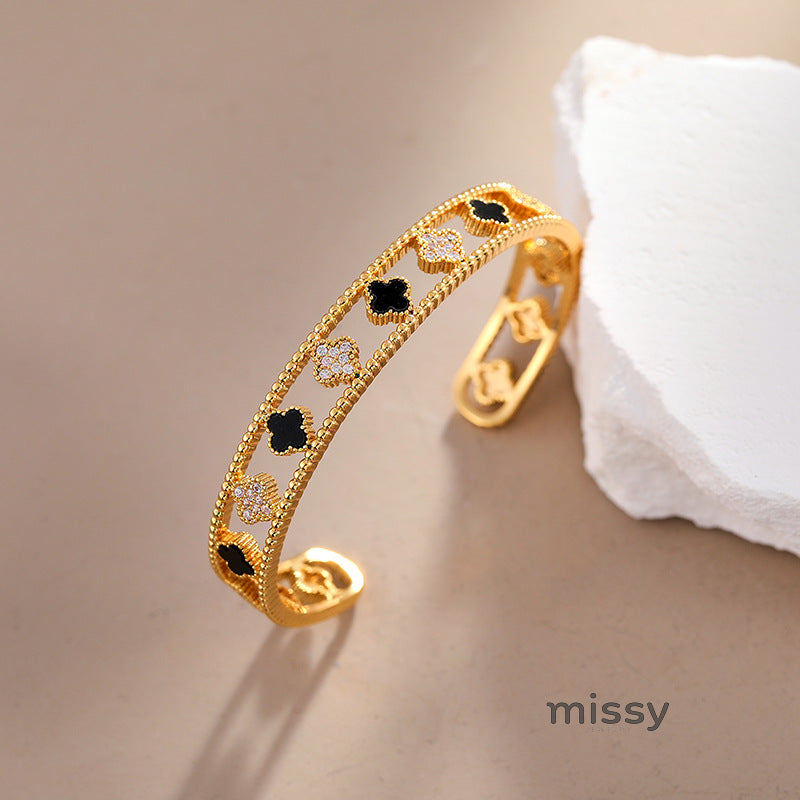 Arianny Sparkling Clover Bracelet [5MZZ2M60]