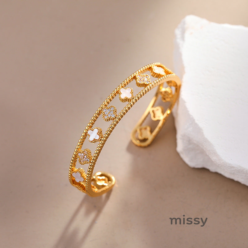 Arianny Sparkling Clover Bracelet [NFPTQQXH]