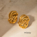 Ariyah Gold Wave Earrings