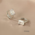 Arlo Square Zircon Drop Earrings [ZBWN7BC2]