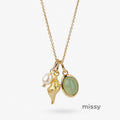 Arlynn Gold Plated Shell Necklace [37V5MWEV]