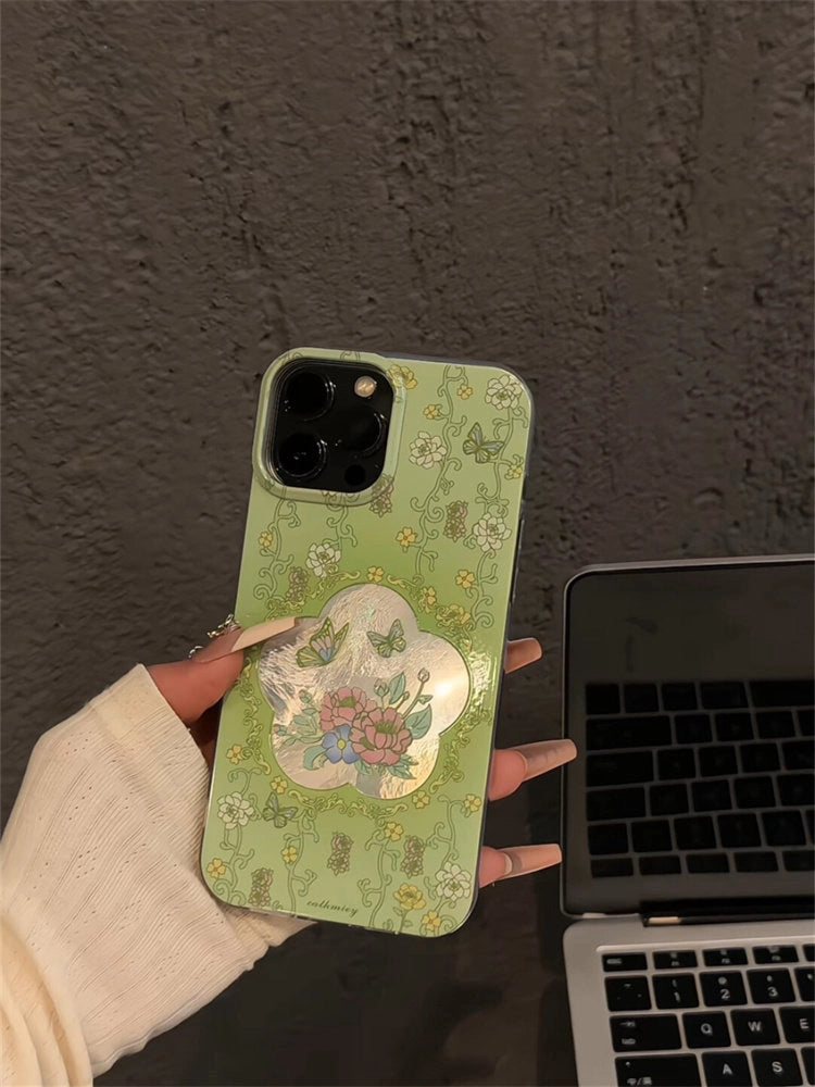 Artistic Vine Peony iPhone Case [61Y7RROV]