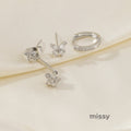 Aryia Floral Butterfly Earrings [U0L15577]