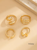 Ashlynn Geometric Ring Set [XODJSCJF]