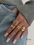 Ashlynn Geometric Ring Set [XCHE6I1M]