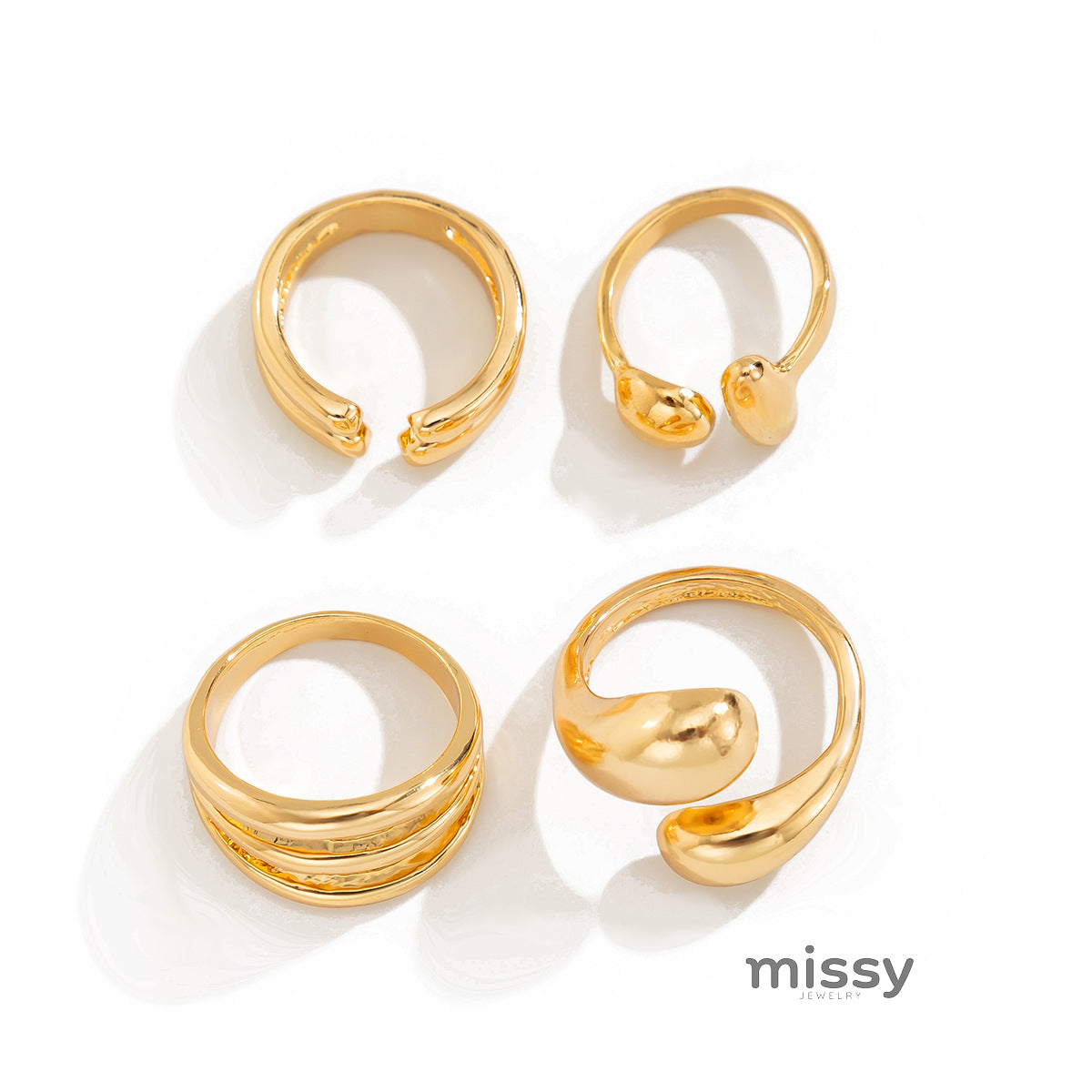 Ashlynn Geometric Ring Set [PKQTZOKX]
