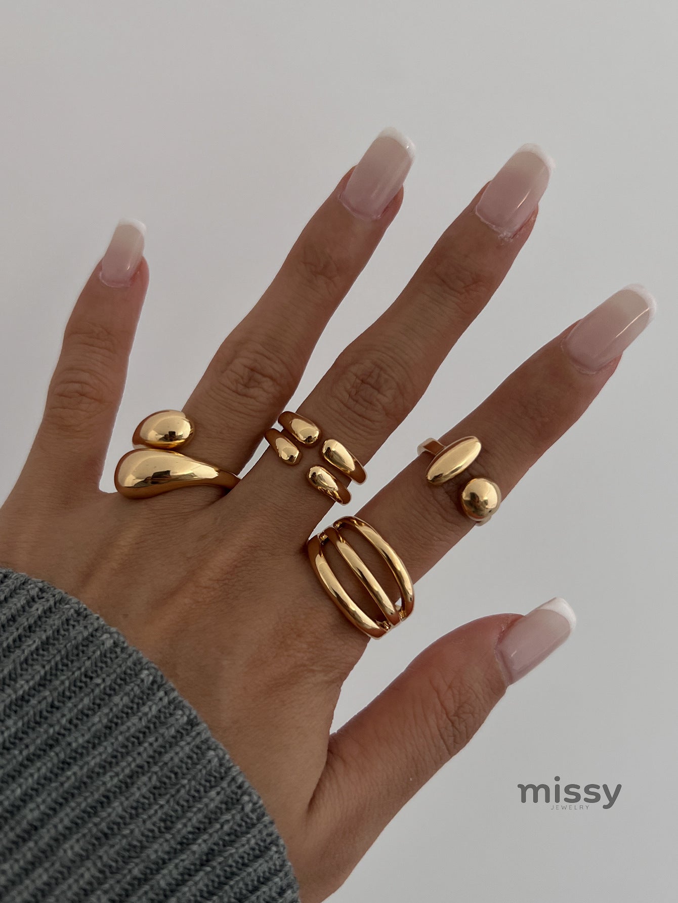 Ashlynn Geometric Ring Set [4X55H9VJ]