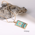 Athena Gilded Tarot Charm Necklace [YSP3960A]