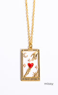 Athena Gilded Tarot Charm Necklace [XDW2KN3E]