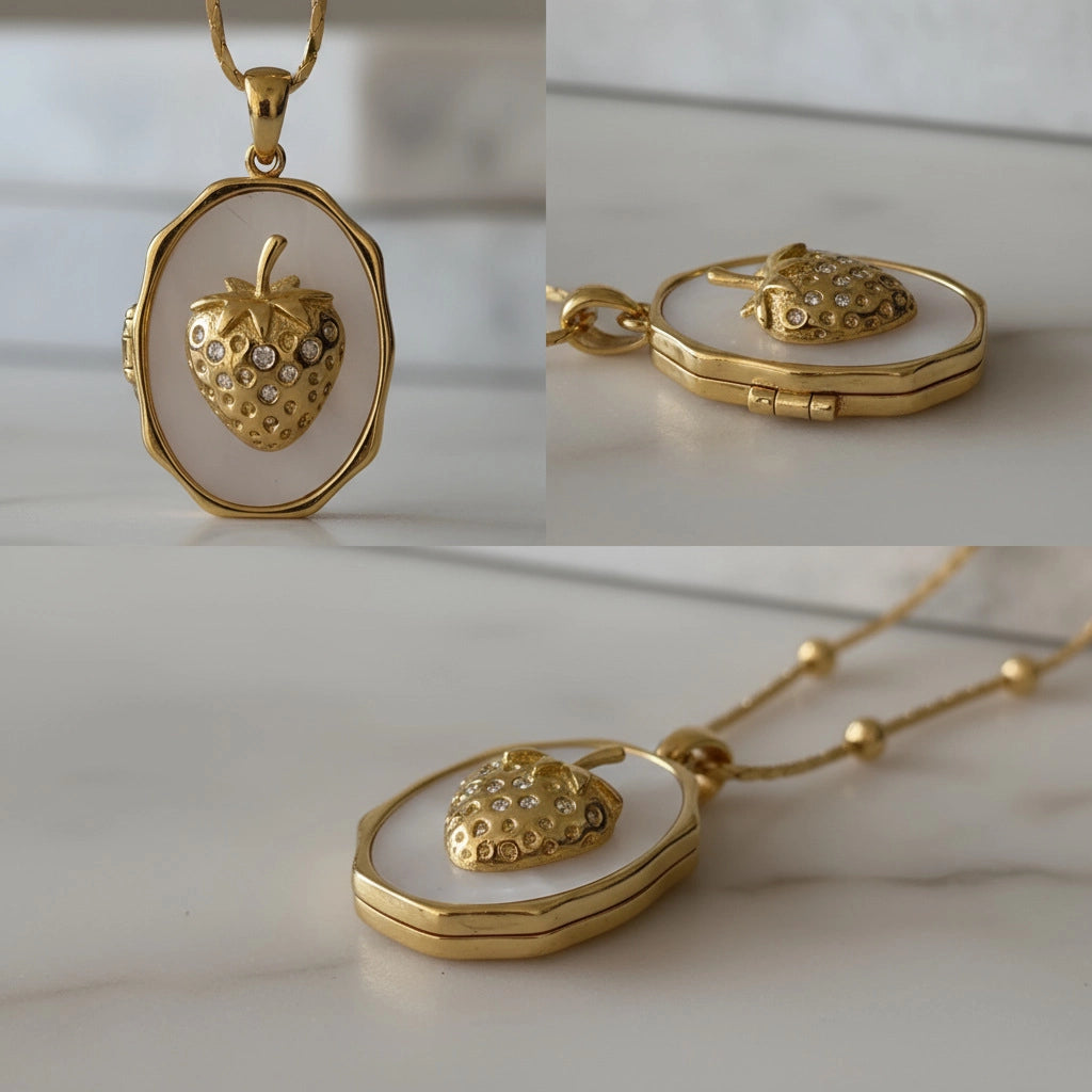 Aubriel Locket Pendant Necklace [44CW4GPB]