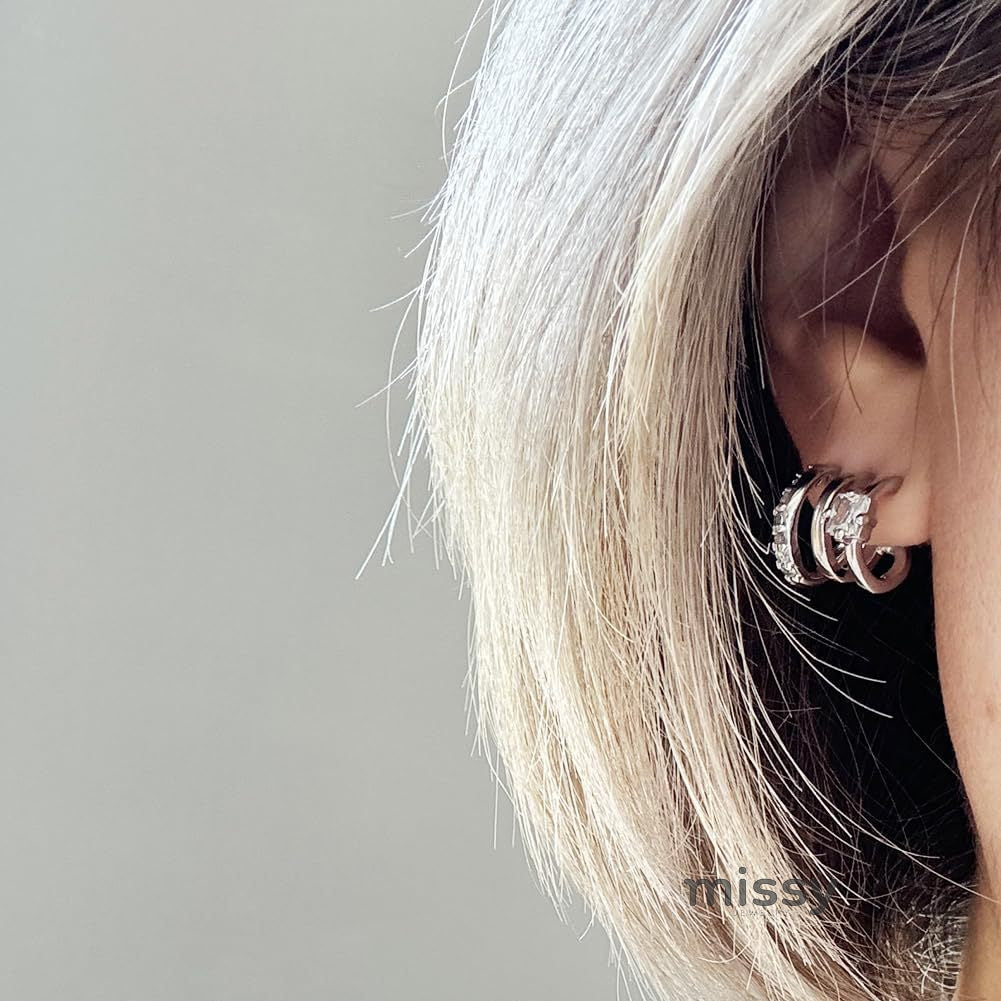 Aubrielle Pavé Arc Earrings [ELI5VX6B]