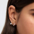 Aubrielle Pavé Arc Earrings [ELI5VX6B]