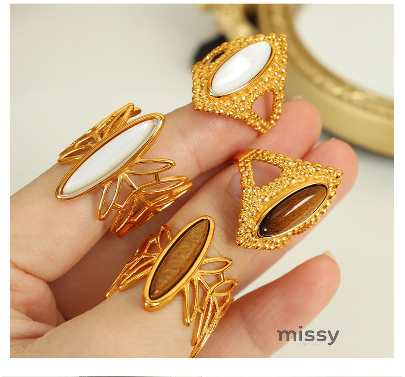 Aubrii Bohemian Open Ring [HYPATZ2T]