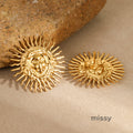 Auriel Sun Goddess Statement Earrings [YWA35T8M]