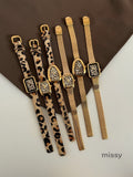 Avalina Snake Head Leopard Watch [Z6139KWG]