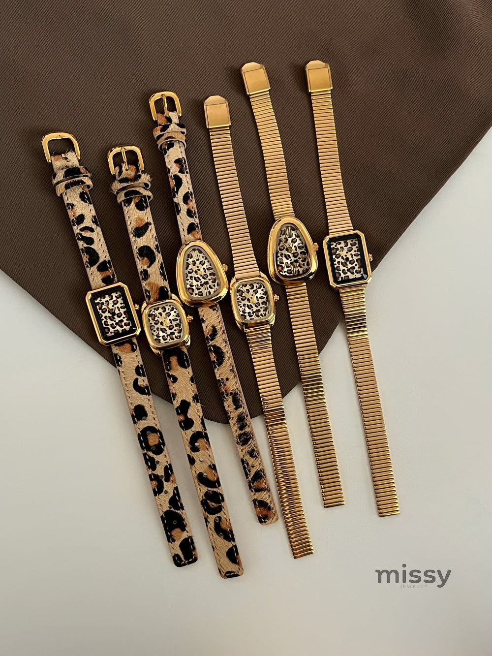 Avalina Snake Head Leopard Watch [Z6139KWG]