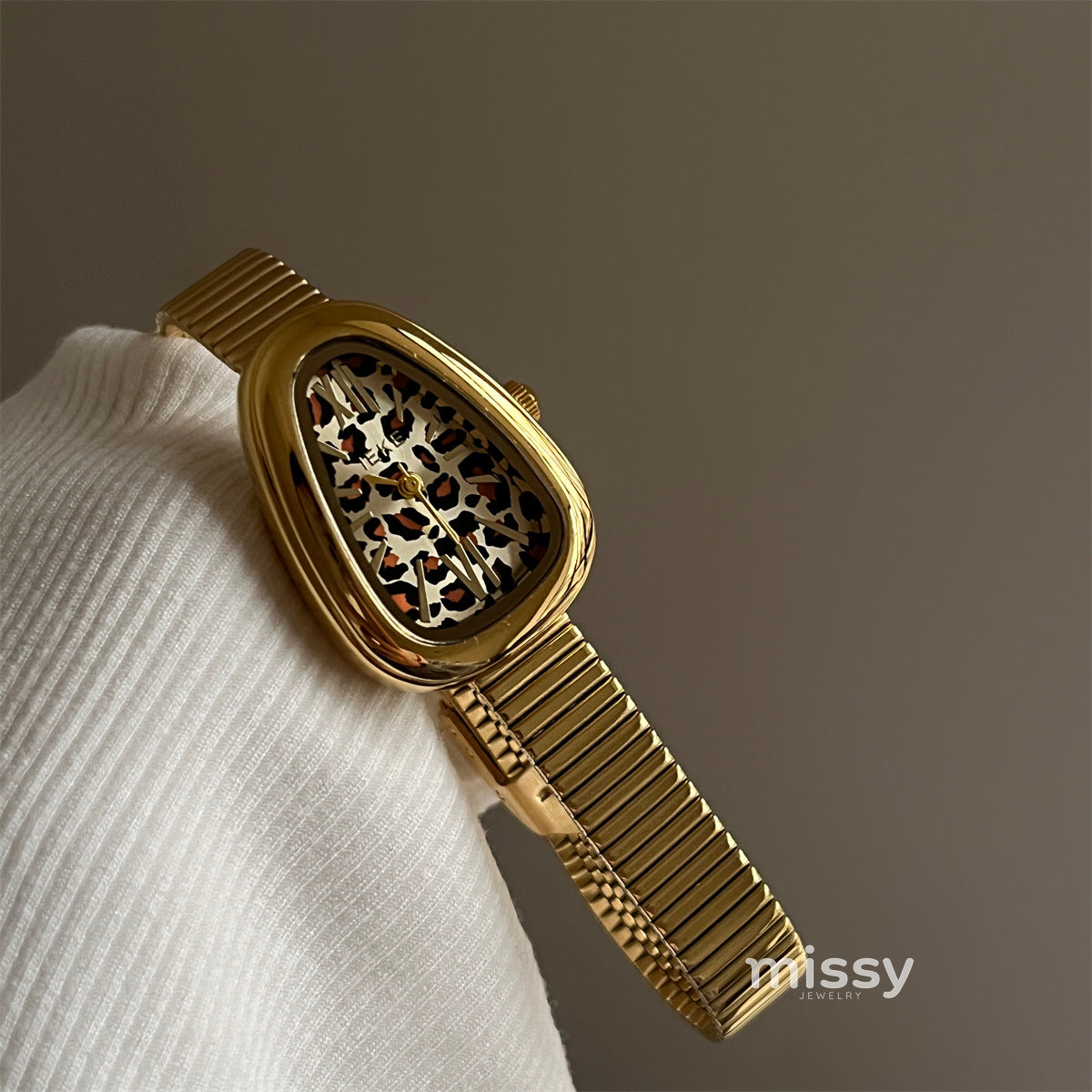 Avalina Snake Head Leopard Watch [T1OWGL0G]
