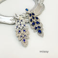 Avangeline Zircon Leaf Earrings [XXM08IYY]