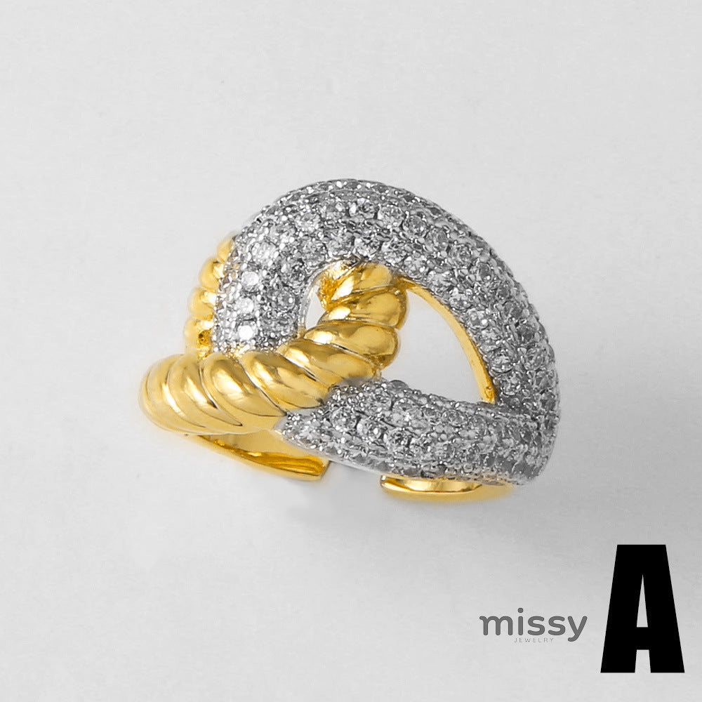 Ayah Dual-Tone Leopard Ring [RLZ4BE45]