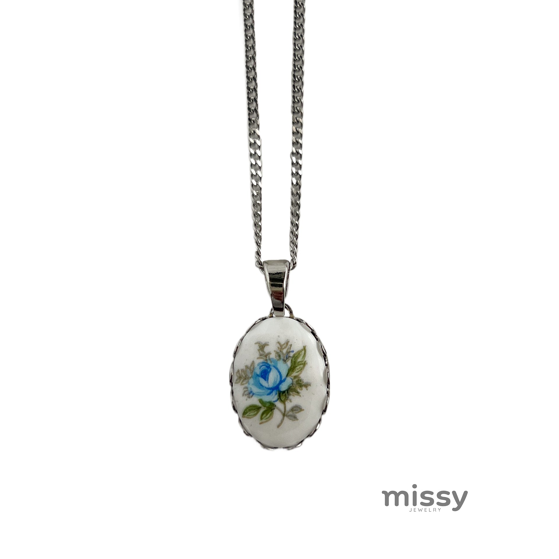 Ayelen Painted Pendant Necklace [UT74M4O6]