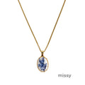 Ayelen Painted Pendant Necklace [S2FP7GCY]