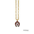 Ayelen Painted Pendant Necklace [DMZKRDGR]