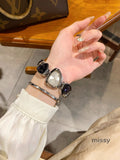 Aylee Sculpted Steel Watch [ZGXIJL2L]