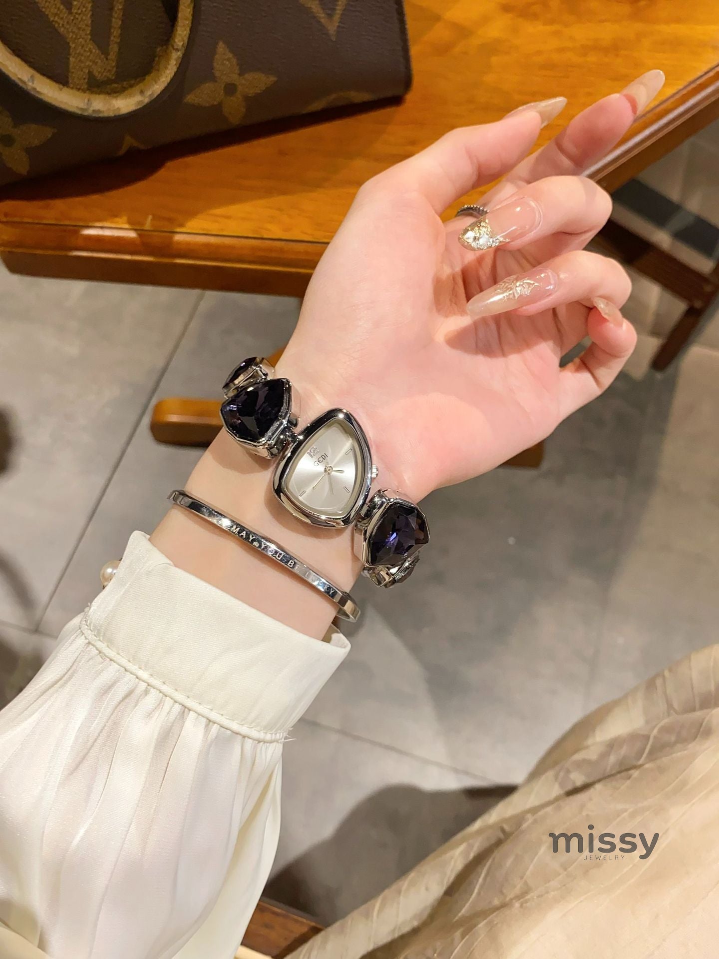 Aylee Sculpted Steel Watch [ZGXIJL2L]