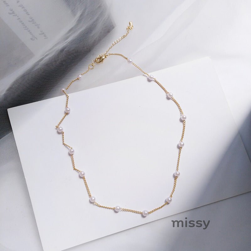 Azlynn Dainty Pearl Bracelet [067SRM2V]